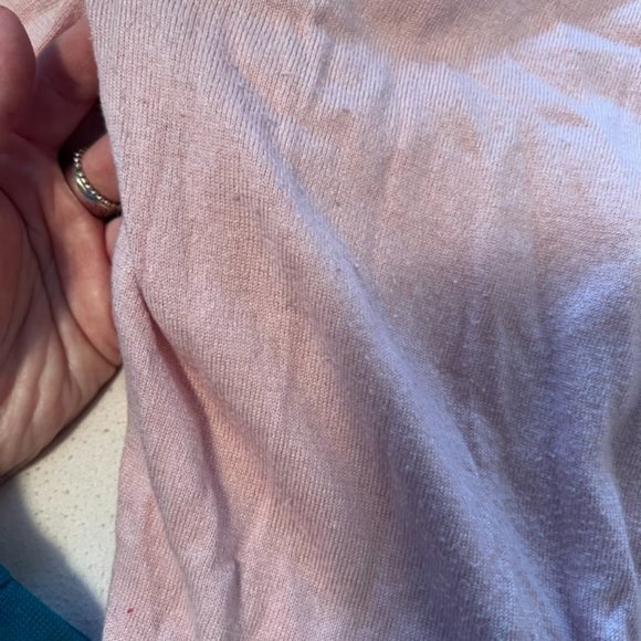 Ted Baker Kaarina pink Pleated neck mockable sweater size 2 PLEASE READ - Picture 7 of 13